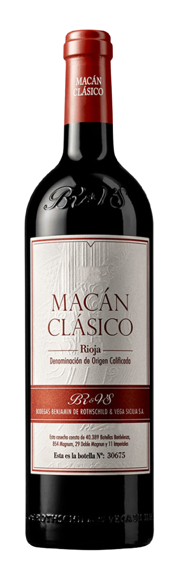 2018 Macan Clasico, Bodegas Benjamin de Rothschild & Vega Sicilia